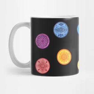 Chakra mandalas Mug